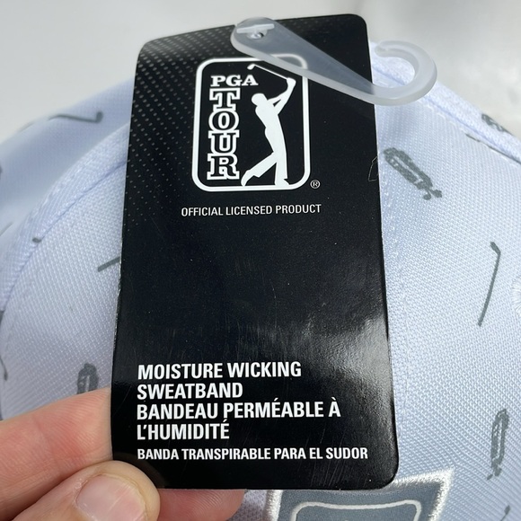 New PGA Tour Golf Baseball Cap Moisture Wicking Sweatband - Picture 11 of 11